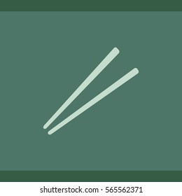 Chopsticks icon, vector design element