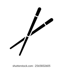 chopsticks icon vector design template simple and clean