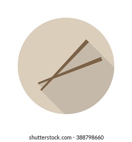 chopsticks icon. vector illustration