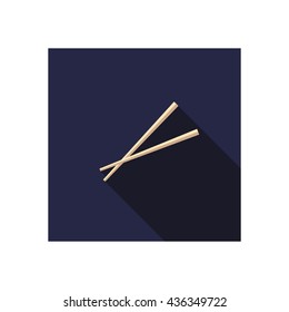 chopsticks icon. vector illustration