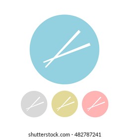 chopsticks icon. vector illustration