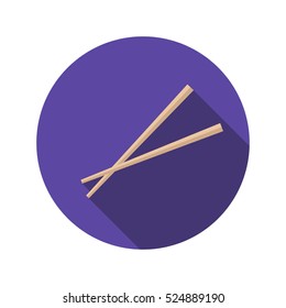 chopsticks icon. vector illustration