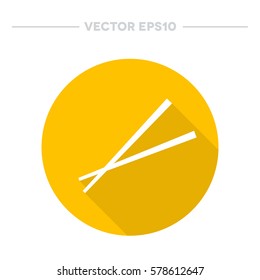 chopsticks icon. vector illustration