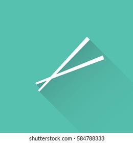chopsticks icon. vector illustration