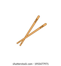 chopsticks icon vector illustration design template web