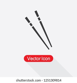 Chopsticks Icon Vector Illustration Eps10