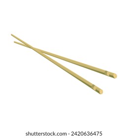 Chopsticks Pair Icon Vector Illustration