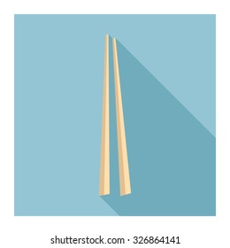 chopsticks for sushi on background,vector
