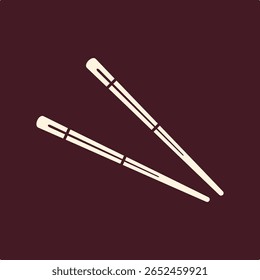Chopsticks moda vetor importante importante ilustração projeto perfeito colorido background.eps
