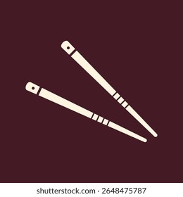 Chopsticks trendy vector art design fetching amazing colorful useful illustration.eps