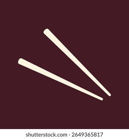 Chopsticks moderno vetor arte design utilizável incrível colorido útil ilustration.eps