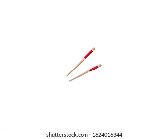 Chopsticks vector flat icon. Isolated asian food chop sticks emoji illustration 