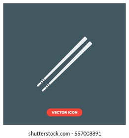 chopsticks vector icon