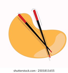 Chopsticks Vector illustration for restaurant menu, and food