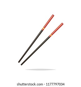 Chopsticks vector isolated