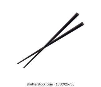 Chopsticks vector web icon isolated on white background, EPS 10, top view