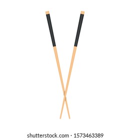 chopsticks vector. chopsticks white background. wallpaper. free space for text. copy space.