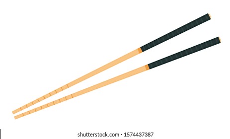 chopsticks vector. chopsticks white background. wallpaper. free space for text. copy space.