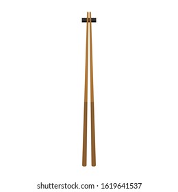 chopsticks vector. chopsticks white background. wallpaper. free space for text. copy space.
