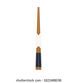 Chopsticks vector. chopsticks white background. wallpaper. free space for text.