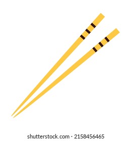 Chopsticks vector. chopsticks white background. wallpaper. free space for text. copy space.