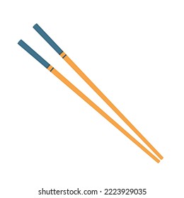 Chopsticks vector. chopsticks white background. wallpaper. free space for text. copy space.