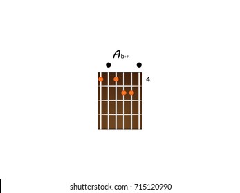 Chord guitar Ab+7