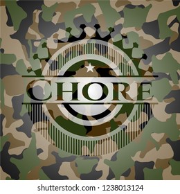 Chore on camo pattern