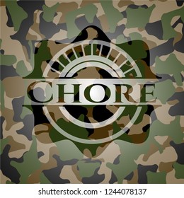 Chore on camo texture