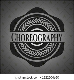 Choreography dark emblem. Retro