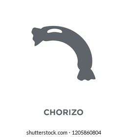Chorizo icon. Chorizo design concept from Spanish Food collection. Simple element vector illustration on white background.