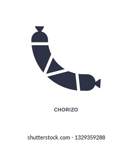 Chorizo Icon. Simple Element Illustration From Culture Concept. Chorizo Editable Symbol Design On White Background. Can Be Use For Web And Mobile.