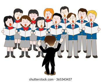 Chorus concert of the student