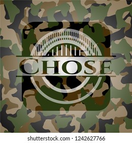Chose on camo pattern