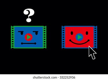 Chosen animation and the animation which isn't chosen