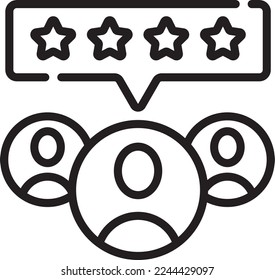 Chosen candidate vector icon, staff illustration, EPS