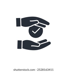 chosen icon. vector.Editable stroke.linear style sign for use web design,logo.Symbol illustration.