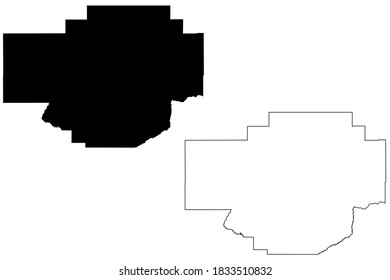 Chouteau County, Montana (U.S. county, United States of America, USA, U.S., US) map vector illustration, scribble sketch Chouteau map