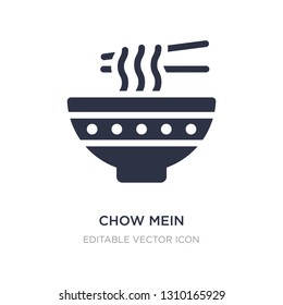 chow mein icon on white background. Simple element illustration from Food concept. chow mein icon symbol design. svg