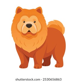 Chow Chow Vectores de verduras Imagen de color 