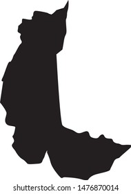 Chowan map in the State of North Carolina