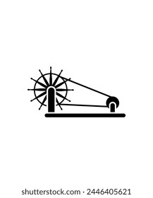 Icono de chrakha, Vector mejor ícono plano.