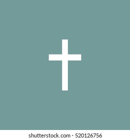 chriistian cross icon illustration vector, can be used for web and design