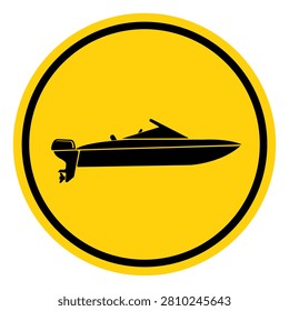 Chris Craft Symbol Sign, Vector Illustration, Isolate On White Background Label.EPS10