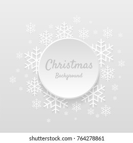 Chrismas Background Banner Snow