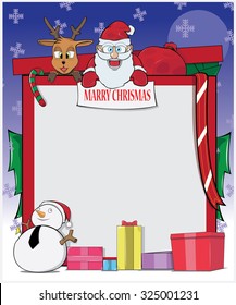 CHRISMAS  CARD VECTOR