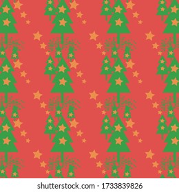 The Chrismas concept in patterns is suitable for backgrounds, fabric industry, book covers.Vector EPS 10