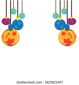 
Chrismas decoration light vector ilustration