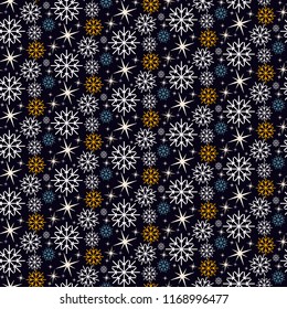 chrismas and new year seamless pattern with snowflakes and stars/ scrapbooking/ textile/ background/ wallpaper/giftpaper
