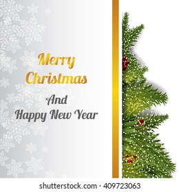 Chrismas tree background 